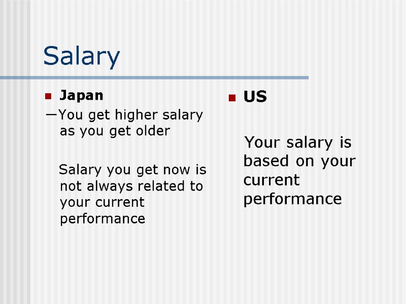 Salary Japan －You get higher salary as you get older    